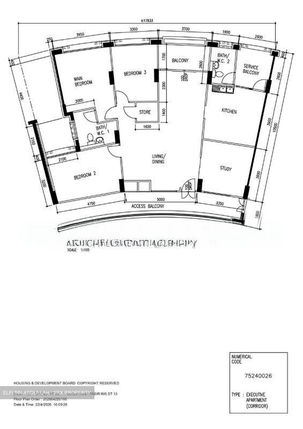 Blk 153 Pasir Ris Street 13 (Pasir Ris), HDB Executive #553826671